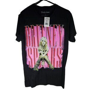 2022 Britney Spears Graphic T-Shirt NWT Short Sleeve Size S Black Pink